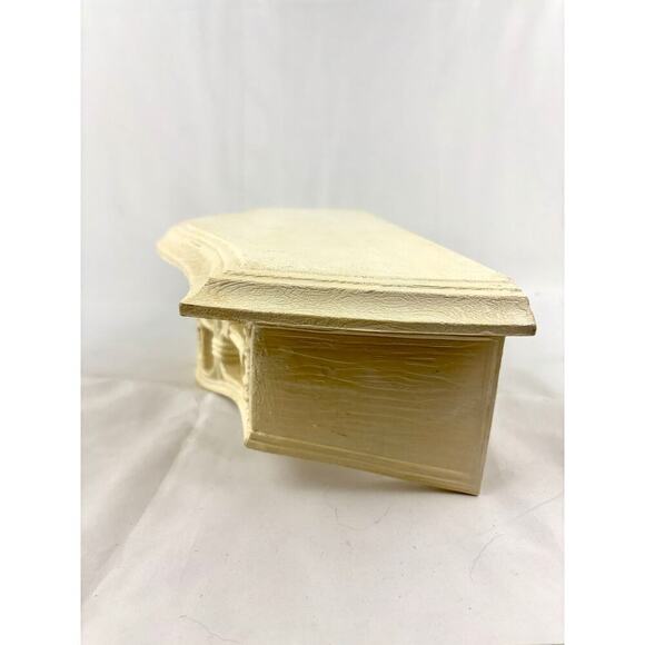 Vintage 15" Homco Wall Shelf - Off-White Bamboo Style Plastic 1986 #3067 - Picture 4 of 11